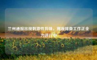 兰州通报出现刺激性异味，溯源排查工作正全力进行中