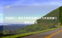 灵活用工：独立于劳务派遣与人力外包的第三种用工范式