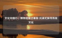 文化中国行｜博物馆里过暑假 沉浸式探寻传统文化