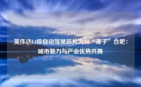 英伟达L4级自动驾驶芯片为何“落子”合肥:城市魅力与产业优势共舞