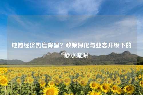 地摊经济热度降温?政策深化与业态升级下的“静水流深